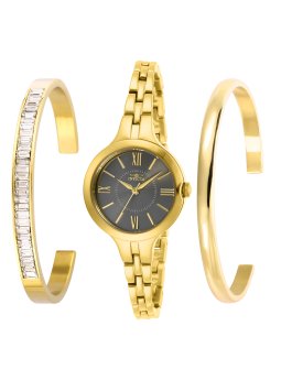 Invicta Angel 29342 Reloj de Mujer - Movimiento de Cuarzo - Acero Inoxidable con Esfera Gris - 28 mm