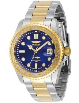 Invicta Pro Diver 37979 Relógio de Mulher Quartzo  - 38mm - Com 160 diamantes