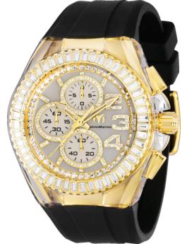 TechnoMarine Cruise TM-121028 Reloj para Hombre - Movimiento de Cuarzo - Acero Inoxidable con Esfera Dorada - 45 mm