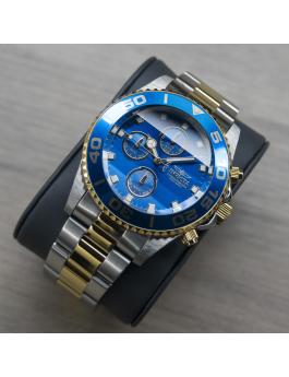 Invicta Pro Diver 43408 Relógio Masculino - Movimento Quartz - Aço Inoxidável com Mostrador Azul - 43 mm