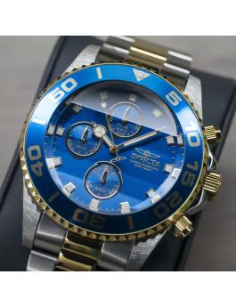 Invicta Pro Diver 43408 Relógio Masculino - Movimento Quartz - Aço Inoxidável com Mostrador Azul - 43 mm