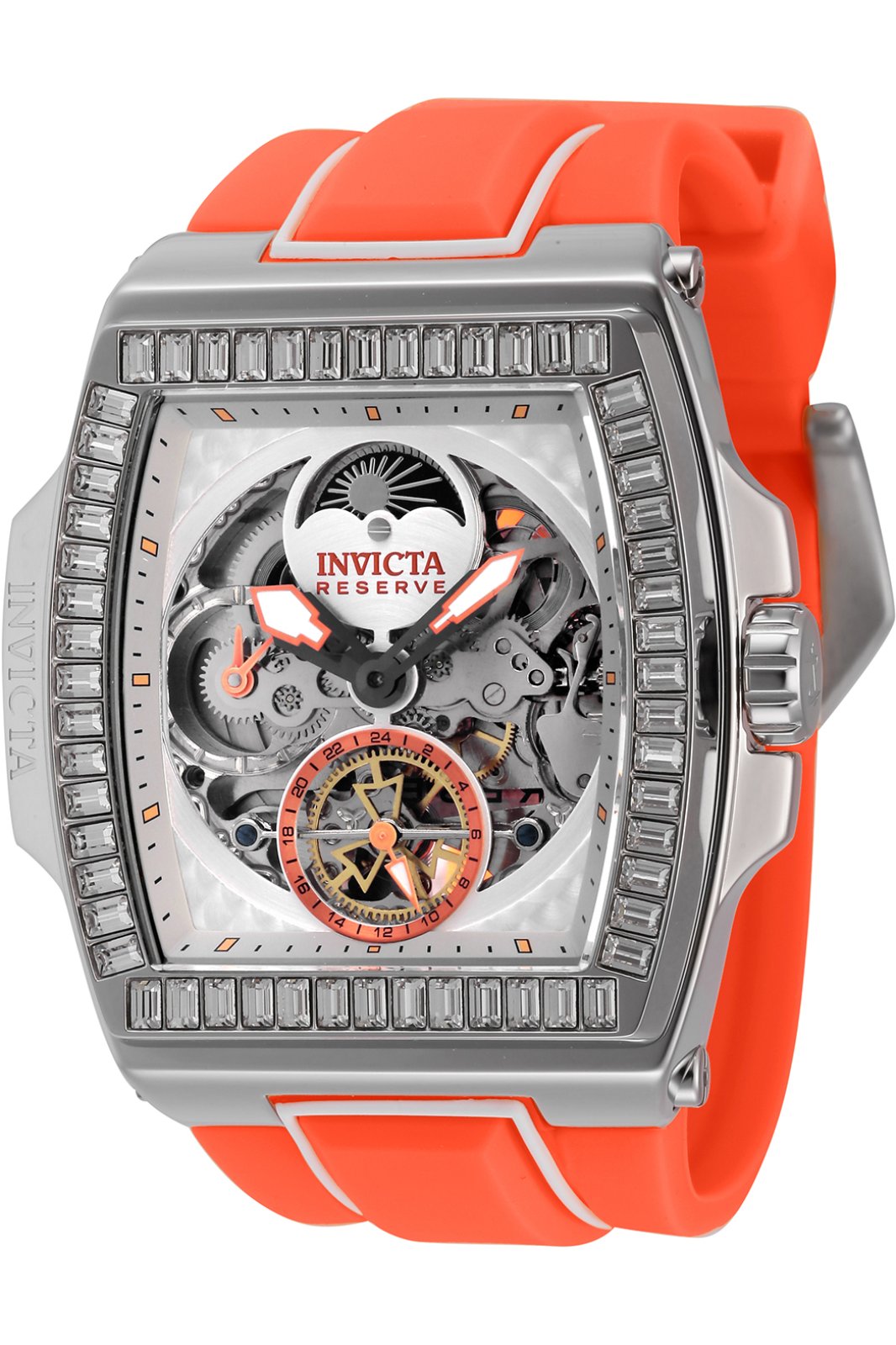 Invicta S1 Rally - Diablo 43422 Relógio Masculino - Movimento Automático - Aço Inoxidável com Mostrador Prateado - 51 mm