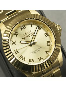 Invicta Pro Diver 16739 Reloj para Hombre - Movimiento de Cuarzo - Acero Inoxidable con Esfera Dorada - 44 mm