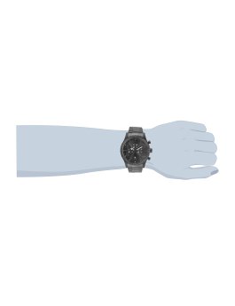 Invicta Specialty 1272 Reloj de Hombre - Movimiento de Cuarzo - Acero Inoxidable con Esfera Negra - 50 mm
