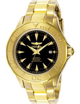Invicta Signature 7040 Relógio Masculino - Movimento Automático - Aço Inoxidável com Mostrador Preto - 47 mm