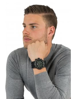 Invicta I-Force 16974 Reloj de Hombre - Movimiento de Cuarzo - Acero Inoxidable con Esfera Negra - 52 mm