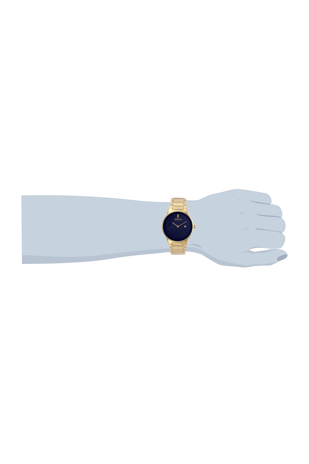 Invicta Specialty 29472 Men's Watch - Quartz Movement - Stainless Steel with Blue Dial - 40 mm