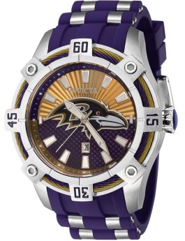 Invicta NFL - Baltimore Ravens 42067 Reloj para Hombre Cuarzo  - 52mm