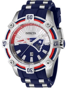 Invicta NFL - New England Patriots 43300 Reloj para Hombre Cuarzo  - 52mm