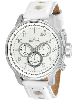 Invicta S1 Rally 24083 Relógio Masculino - Movimento de Quartzo - Aço Inoxidável com Mostrador Branco - 48 mm