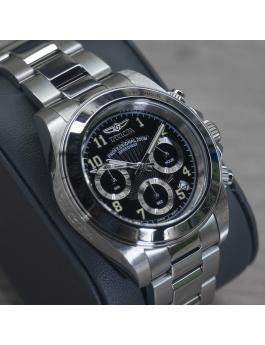 Invicta Speedway 17025 Relógio Masculino - Movimento de Quartzo - Aço Inoxidável com Mostrador Preto - 39 mm