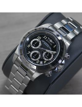 Invicta Speedway 17025 Relógio Masculino - Movimento de Quartzo - Aço Inoxidável com Mostrador Preto - 39 mm