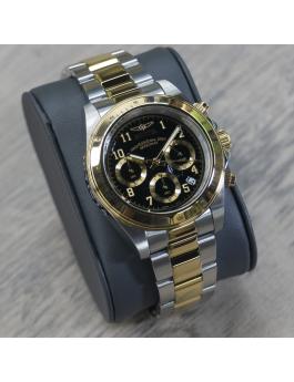 Invicta Speedway 17027 Orologio da Uomo - Movimento al Quarzo - Acciaio Inossidabile con Quadrante Nero - 39 mm