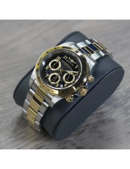Invicta Speedway 17027 Orologio da Uomo - Movimento al Quarzo - Acciaio Inossidabile con Quadrante Nero - 39 mm