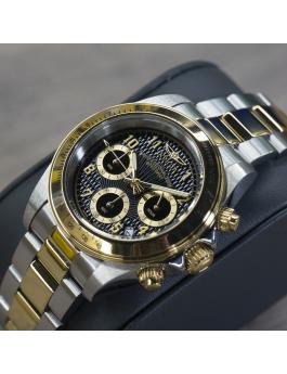 Invicta Speedway 17027 Orologio da Uomo - Movimento al Quarzo - Acciaio Inossidabile con Quadrante Nero - 39 mm