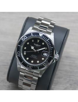 Invicta Pro Diver 17039 Reloj de Hombre - Movimiento Automático - Acero Inoxidable con Esfera Negra - 40 mm