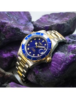 Invicta Pro Diver 17042 Men's Watch - Automatic Movement - Stainless Steel with Blue Dial - 40 mm