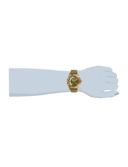Invicta Specialty 35685 Zegarek Męski - Mechanizm Kwarcowy - Stal Nierdzewna z Zieloną Tarcza - 45 mm