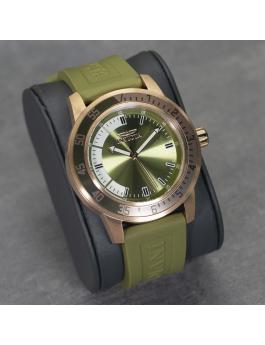 Invicta Specialty 35685 Zegarek Męski - Mechanizm Kwarcowy - Stal Nierdzewna z Zieloną Tarcza - 45 mm