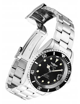 Invicta Pro Diver 17044 Reloj de Hombre - Movimiento Automático - Acero Inoxidable con Esfera Negra - 40 mm