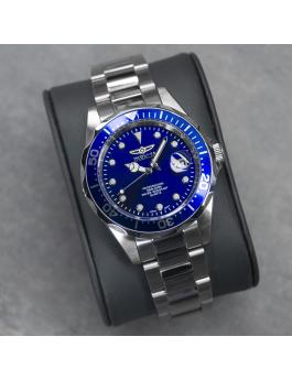 Invicta Pro Diver 17048 Reloj de Hombre - Movimiento de Cuarzo - Acero Inoxidable con Esfera Azul - 37 mm