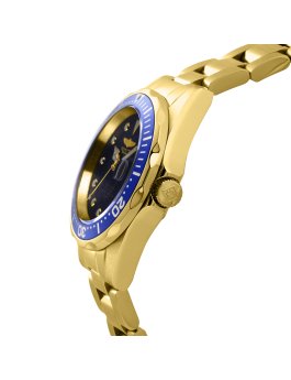 Invicta Pro Diver 17052 Reloj para Hombre - Movimiento de Cuarzo - Acero Inoxidable con Esfera Azul - 37 mm