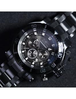 Invicta Coalition Forces 32727 Relógio Masculino - Movimento de Quartzo - Aço Inoxidável com Mostrador Preto - 52 mm