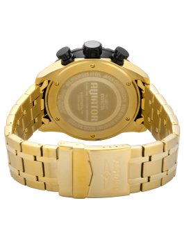 Invicta Aviator 17205 Reloj de Hombre - Movimiento de Cuarzo - Acero Inoxidable con Esfera Dorada - 48 mm