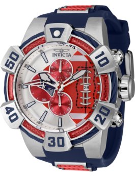 Invicta NFL - New England Patriots 41573 Men's Quartz Watch - 52mm