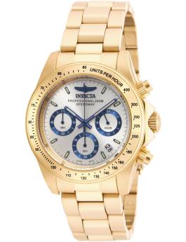 Invicta Speedway 17312 Men's Watch - Quartz Movement - Stainless Steel with Silver Dial - 39 mm