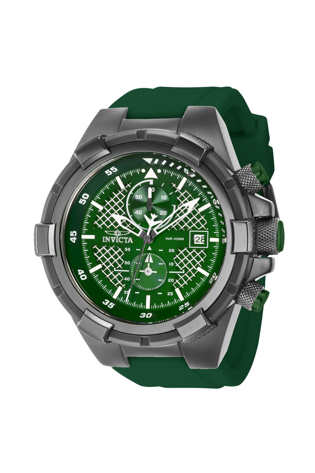 Montre Bracelet Homme Eaglemoss – Style Aviateur WWII – Cadran Noir/vert – Quartz Acier