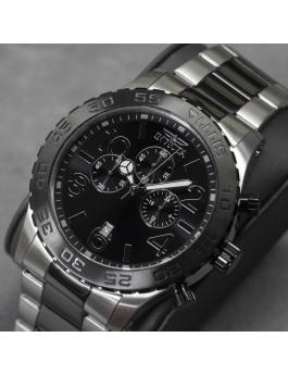 Invicta Specialty 40606 Reloj de Hombre - Movimiento de Cuarzo - Acero Inoxidable con Esfera Negra - 50 mm