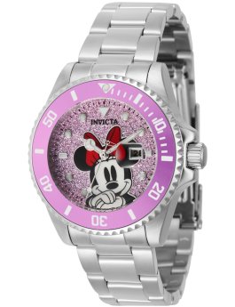 Invicta Disney - Minnie Mouse 41342 viola Orologio Donna Quarzo  - 36mm