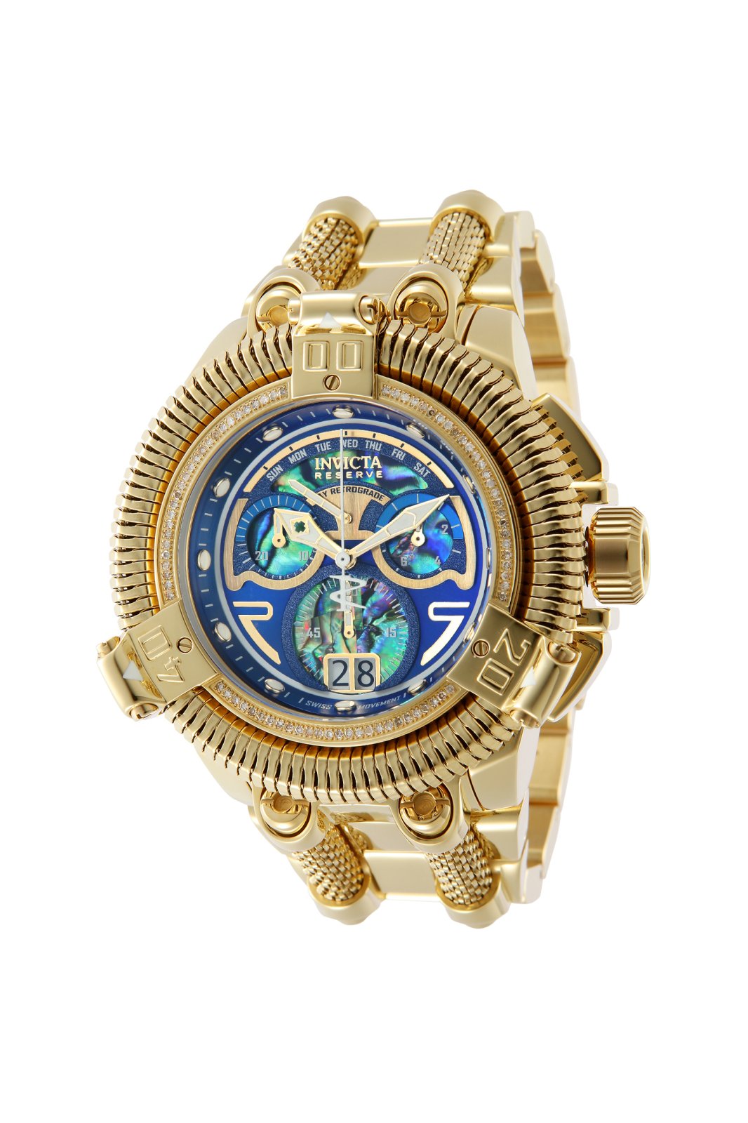 Invicta King Python 39954 Men's Quartz Watch - 50mm - With 78 diamonds