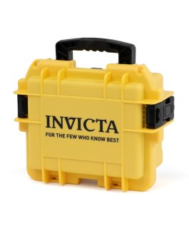 Caixa para Relógios Invicta - 3 Compartimentos - DC3-LTYEL