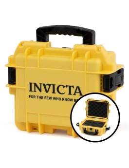 Invicta Watch Box  - 3 Slot - DC3-LTYEL