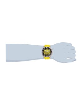 Invicta Speedway 26298 Orologio da Uomo - Movimento al Quarzo - Acciaio Inossidabile con Quadrante Giallo - 50 mm