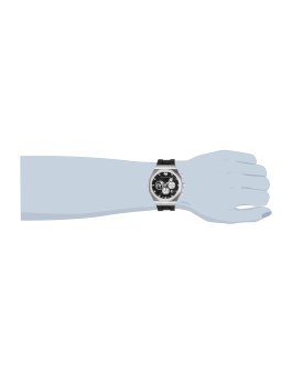 TechnoMarine Reef TM-520000 Reloj de Hombre - Movimiento de Cuarzo - Acero Inoxidable con Esfera Negra - 45 mm