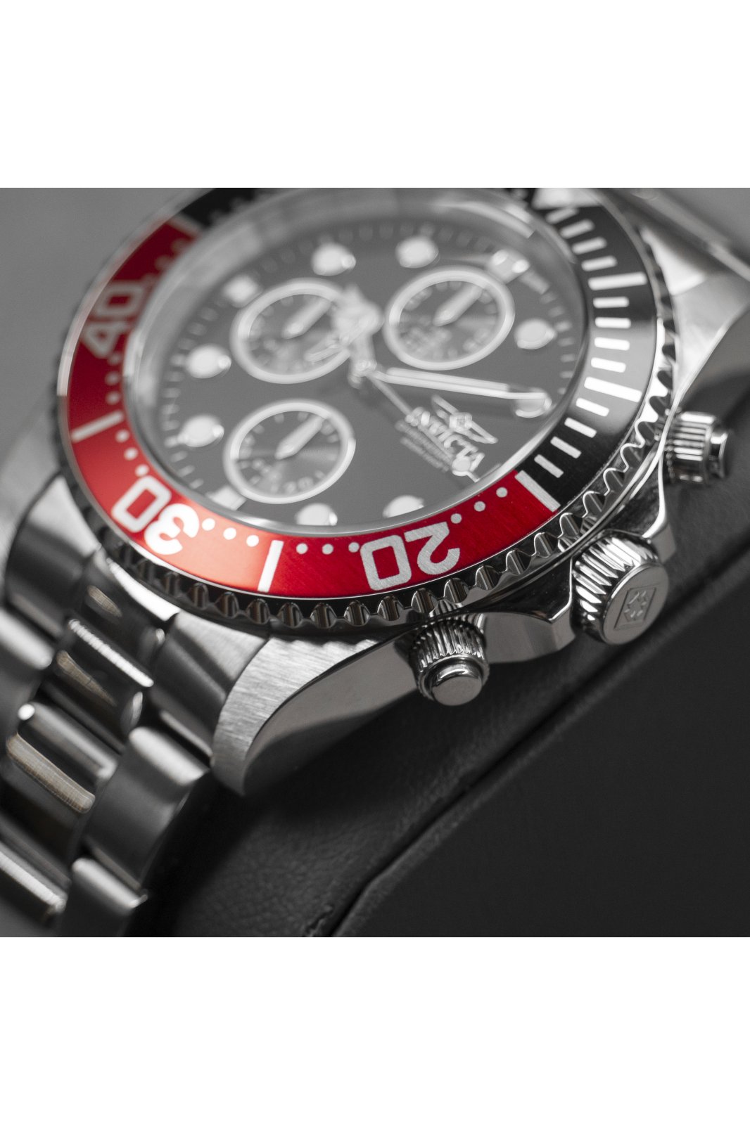 Invicta Pro Diver 1770 Reloj para Hombre - Movimiento de Cuarzo - Acero Inoxidable con Esfera Negra - 43 mm