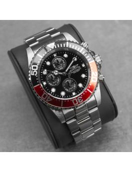 Invicta Pro Diver 1770 Reloj para Hombre - Movimiento de Cuarzo - Acero Inoxidable con Esfera Negra - 43 mm
