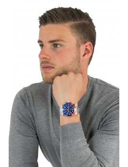 Invicta Pro Diver 1771 Herren Uhr - Quartz Bewegung - Edelstahl mit blauem Zifferblatt - 43 mm