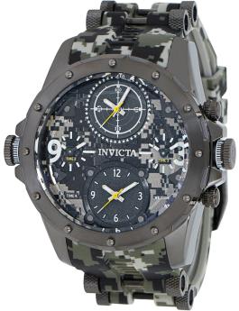 Invicta Coalition Forces 43768 Relógio Masculino - Movimento de Quartzo - Aço Inoxidável com Mostrador Verde - 50 mm