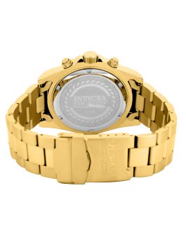 Invicta Pro Diver 1774 Reloj para Hombre - Movimiento de Cuarzo - Acero Inoxidable con Esfera Dorada - 43 mm