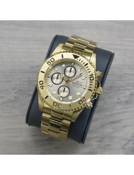 Invicta Pro Diver 1774 Reloj para Hombre - Movimiento de Cuarzo - Acero Inoxidable con Esfera Dorada - 43 mm