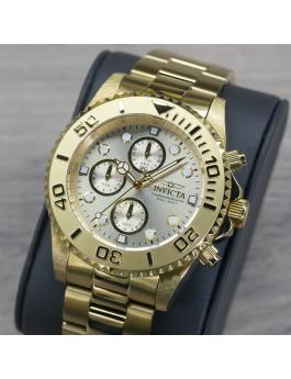 Invicta Pro Diver 1774 Reloj para Hombre - Movimiento de Cuarzo - Acero Inoxidable con Esfera Dorada - 43 mm