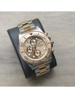 Invicta Pro Diver 1775 Men's Watch - Quartz Movement - Stainless Steel with Rose Gold Dial - 43 mm