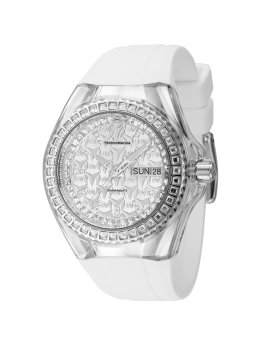 TechnoMarine Cruise TM-121171 Reloj de Mujer - Movimiento de Cuarzo - Acero Inoxidable con Esfera Plateada - 40 mm