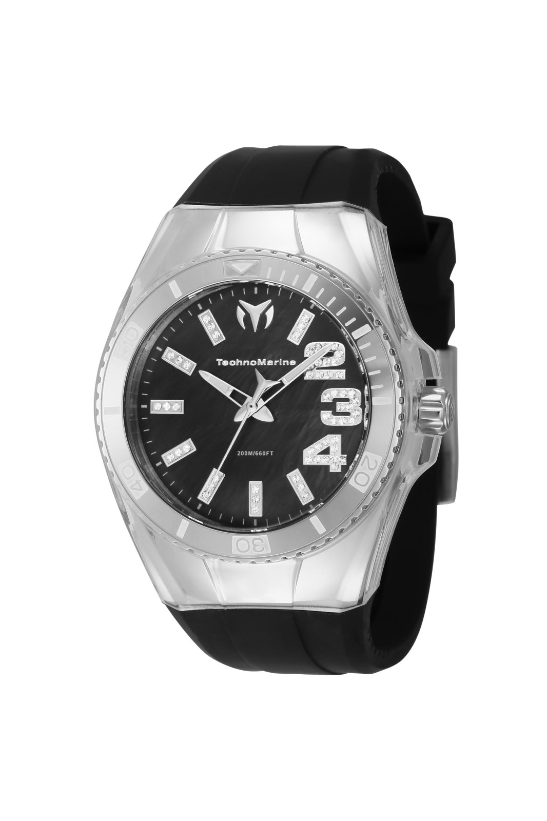 Technomarine Cruise TM-119016 Orologio Uomo 46mm - Impermeabile 20 Bar, Movimento Quarzo, Acciaio Inox Con Quadrante Nero