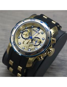 Invicta Pro Diver - SCUBA 17887 Reloj de Hombre - Movimiento de Cuarzo - Acero Inoxidable con Esfera Dorada - 48 mm