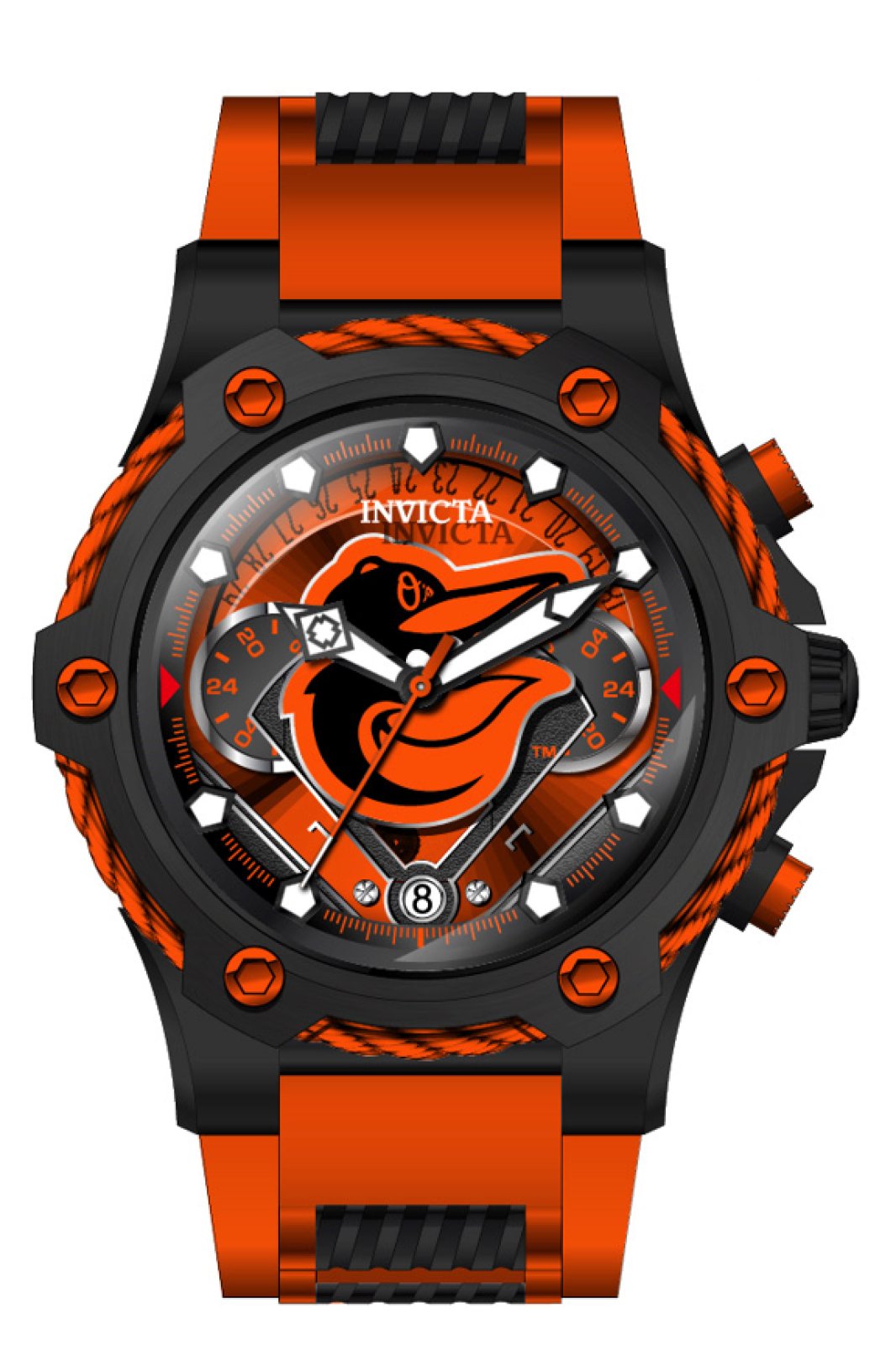 Invicta Men MLB St. Louis Cardinals Red Dial Automatic 42mm Bracelet Watch  42997